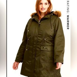 Torrid Olive 3 in 1 Parker, 1X, NEW